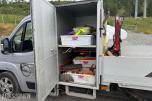 2018 Peugeot Boxer Planbil med Fassi-kran og verktøyskap