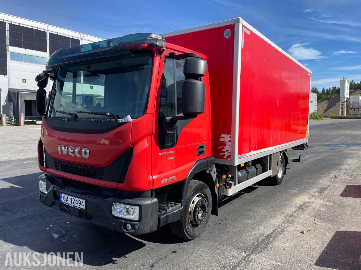 2021 Iveco 120ELG/P skap m/bakløfter gassbil