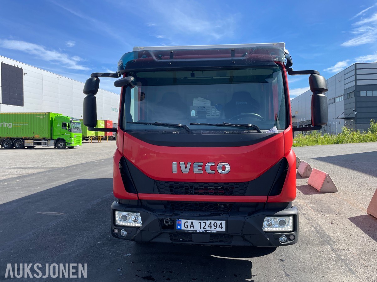 2021 Iveco 120ELG/P skap m/bakløfter gassbil