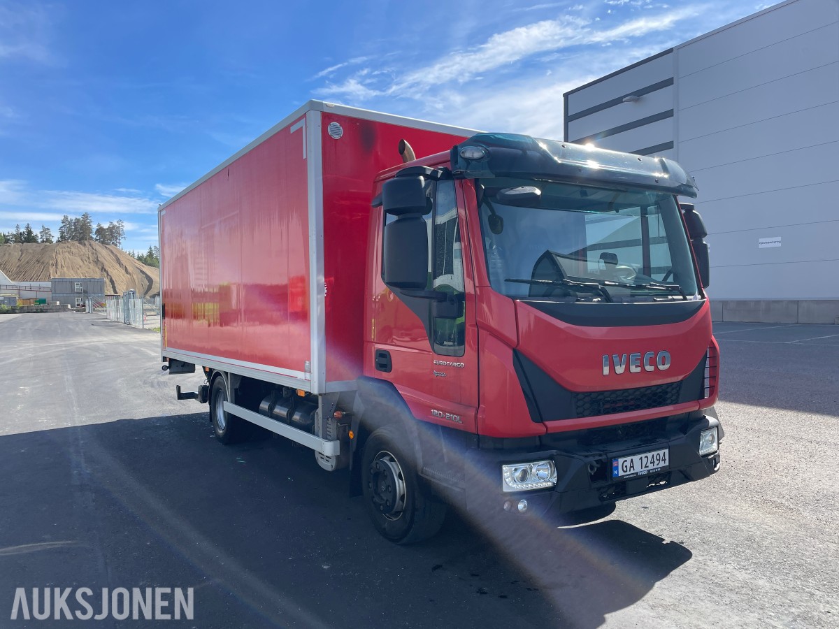 2021 Iveco 120ELG/P skap m/bakløfter gassbil