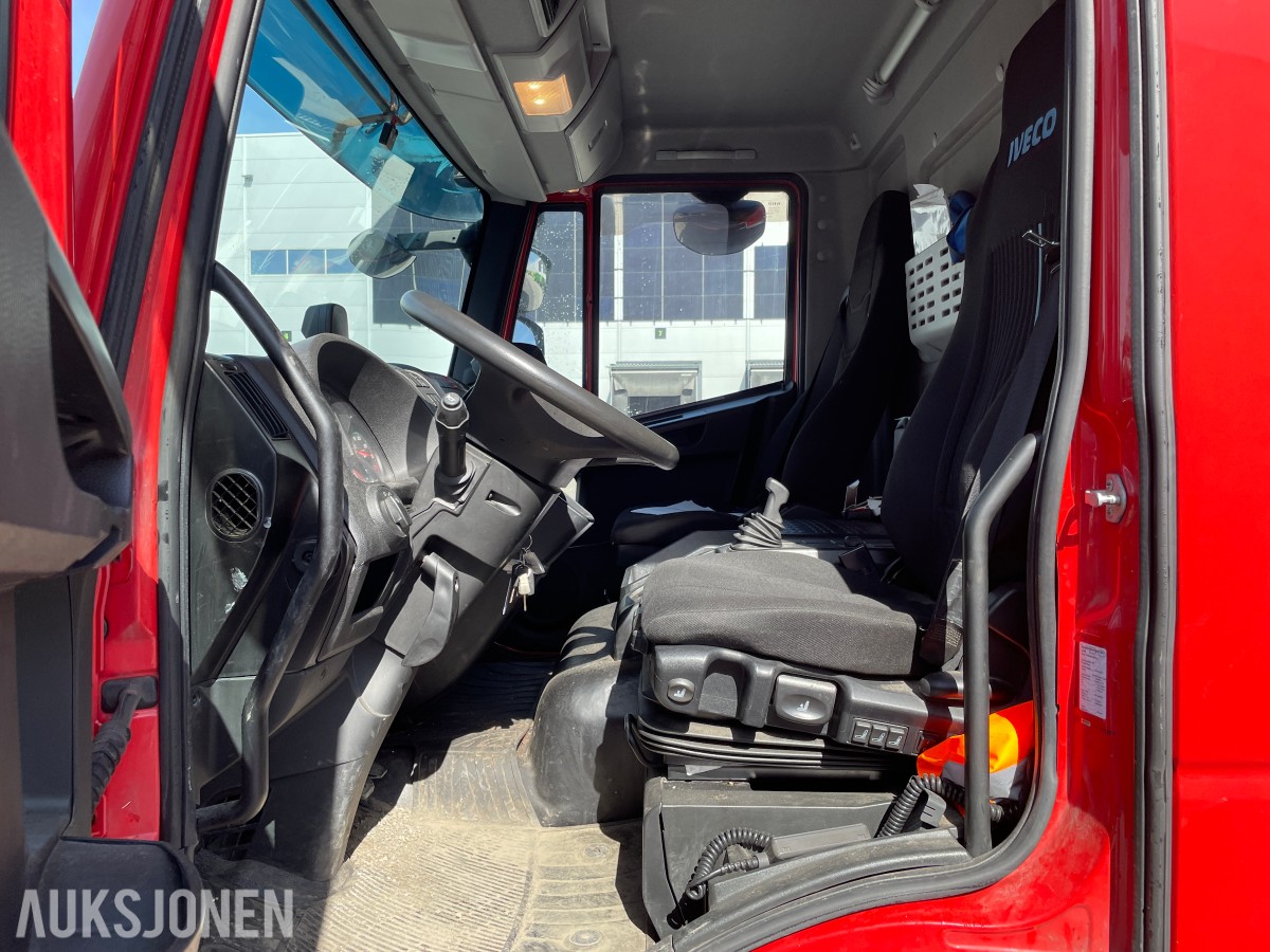 2021 Iveco 120ELG/P skap m/bakløfter gassbil