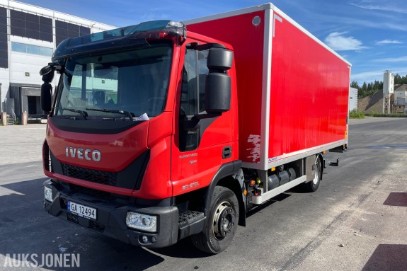 2021 Iveco 120ELG/P skap m/bakløfter gassbil