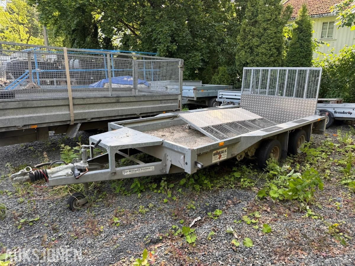 2016 Ifor Williams GX126 Maskinenger – 3500kg, 120cm rampe