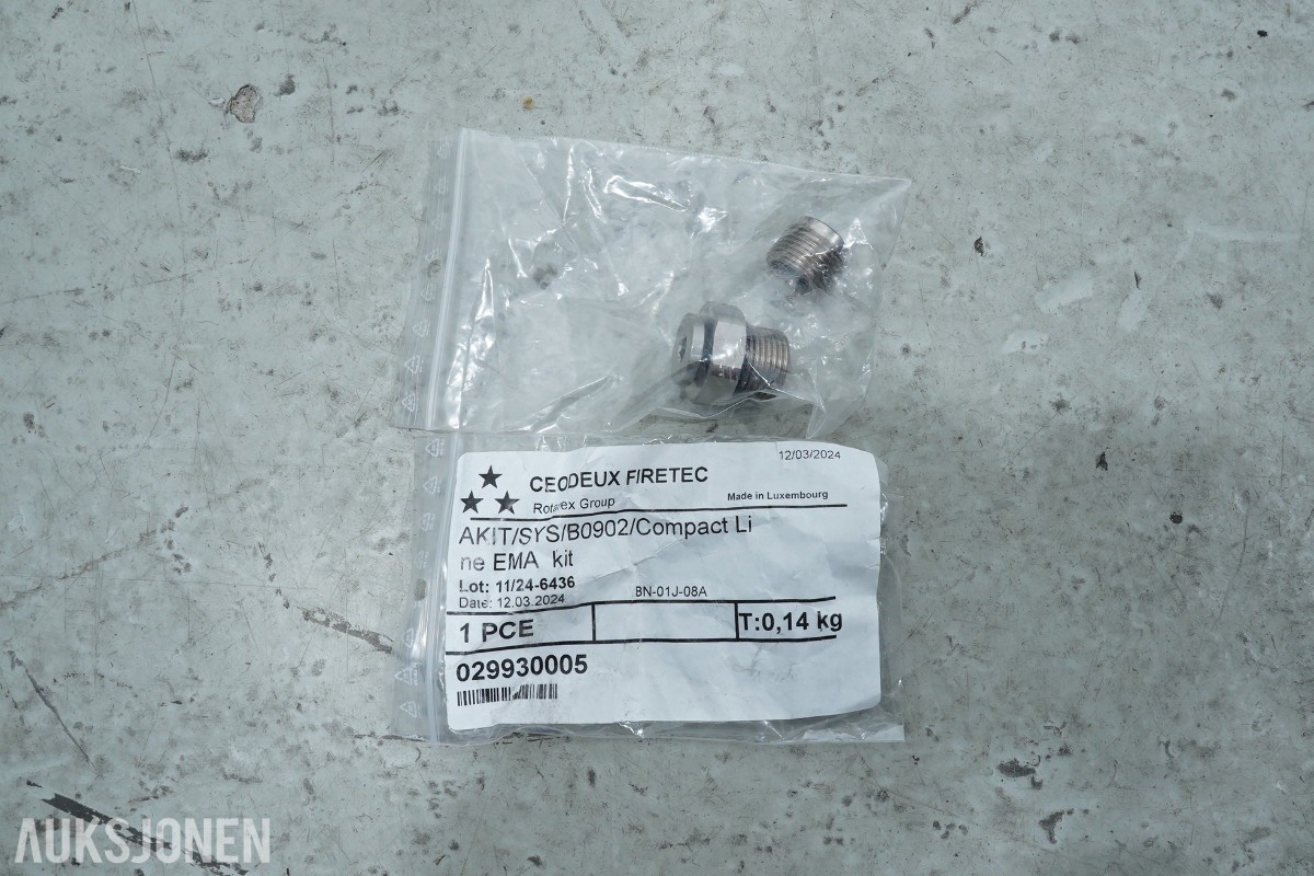 Rotarex / CEODEUX Firetec Compact Line B0902 brannslukkesystem