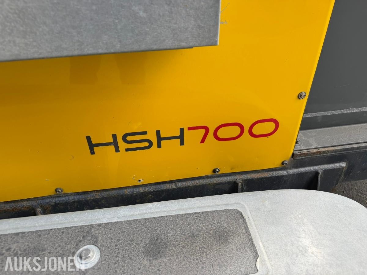 2011 Wacker Neuson HSH 700 Teletiner, 8480 timer