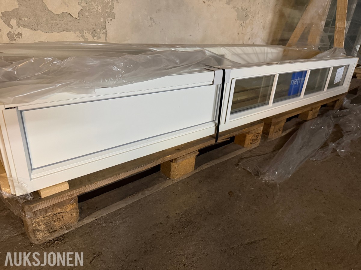 Natre 2 stk. B30xH250cm Stående vindu / Nytt/ubrukt