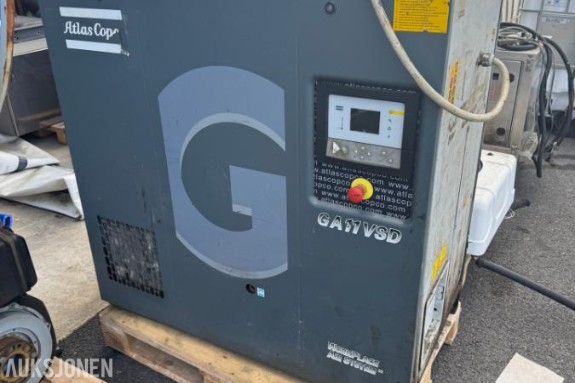 2010 Atlas Copco GA11 VSD Frekvensstyrt skruekompressor