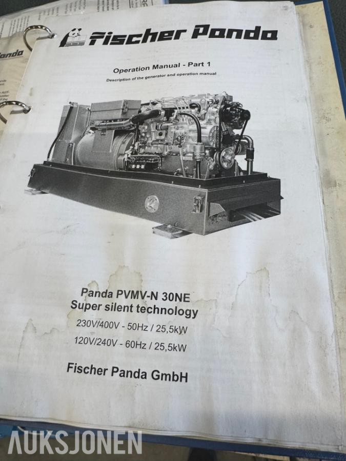 2005 Fisher Panda Strømaggregat P 30 NE PVMV - N