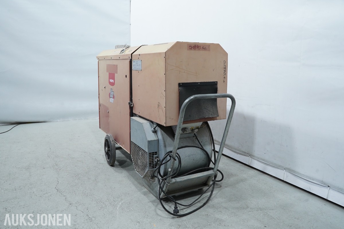 Mepu EKI 120S oljefyrt byggtørker / varmluftsaggregat 120 kW