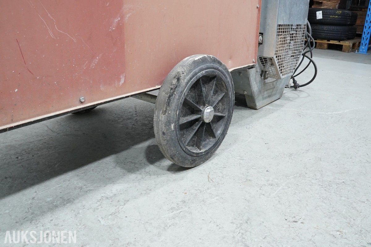 Mepu EKI 120S oljefyrt byggtørker / varmluftsaggregat 120 kW