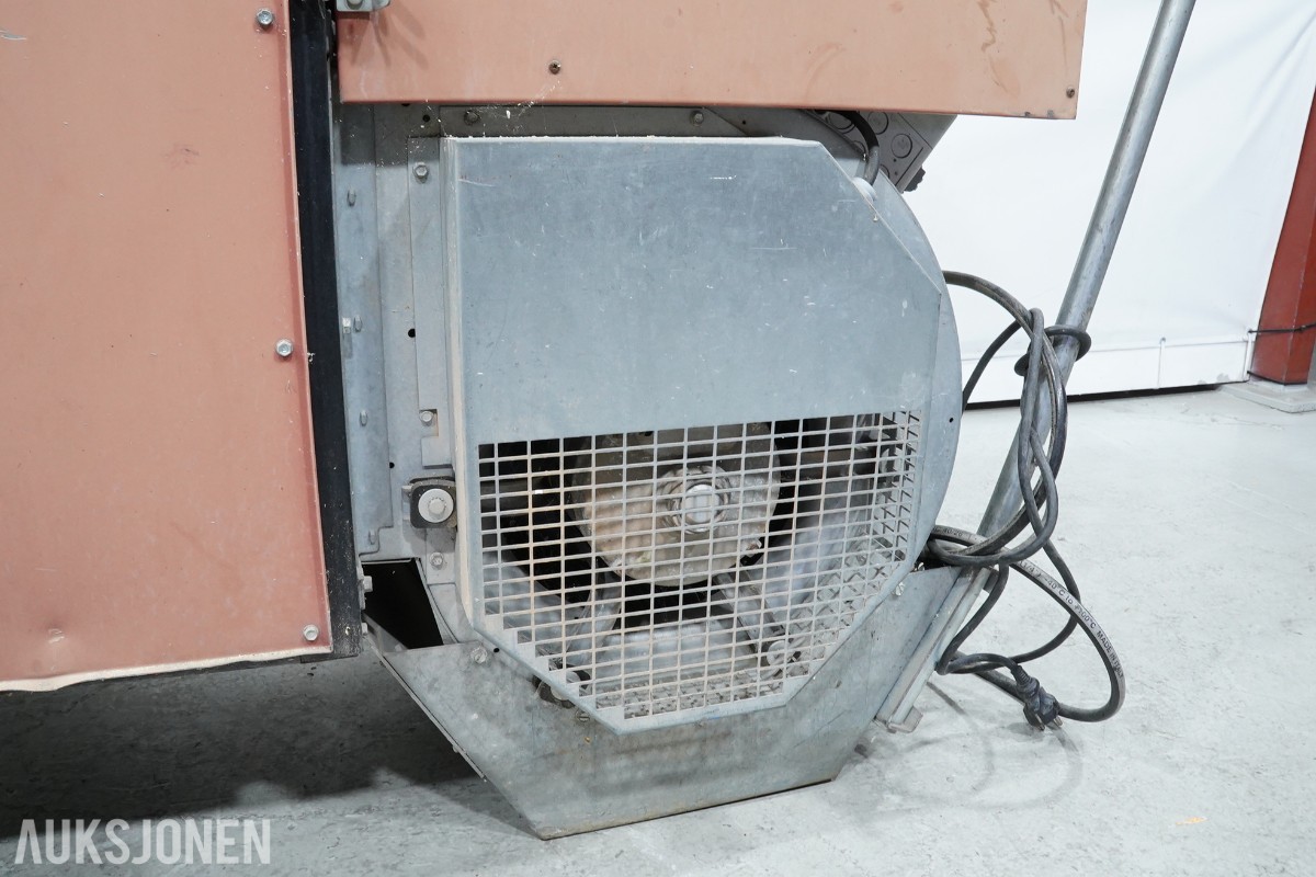Mepu EKI 120S oljefyrt byggtørker / varmluftsaggregat 120 kW