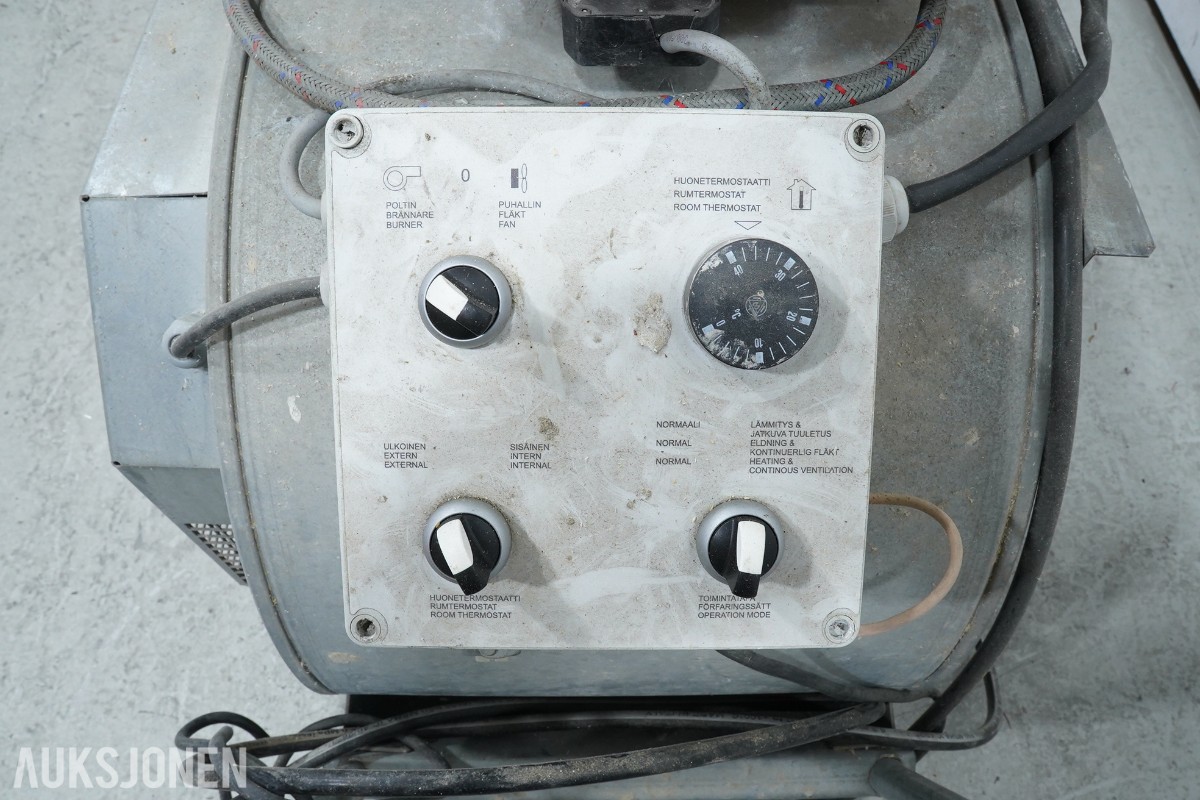 Mepu EKI 120S oljefyrt byggtørker / varmluftsaggregat 120 kW