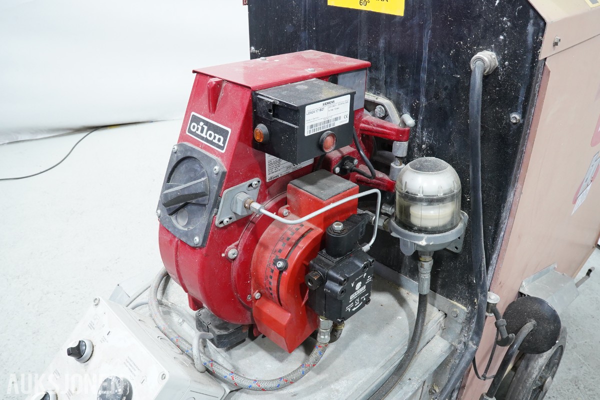 Mepu EKI 120S oljefyrt byggtørker / varmluftsaggregat 120 kW