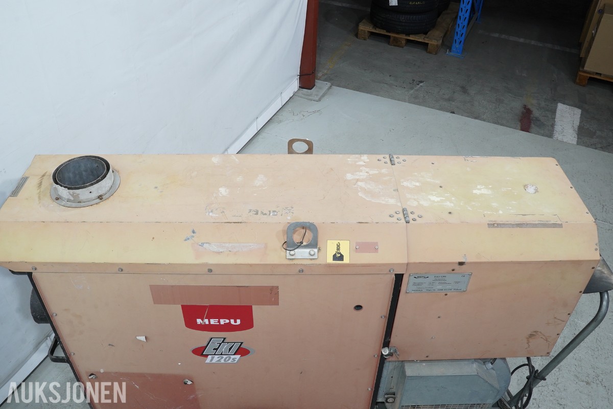 Mepu EKI 120S oljefyrt byggtørker / varmluftsaggregat 120 kW