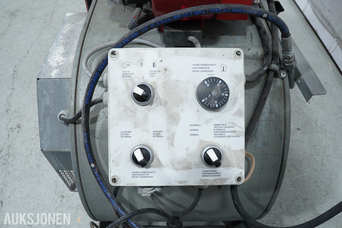 2013 Mepu EKI 120S oljefyrt byggtørker / varmluftsaggregat 120 kW