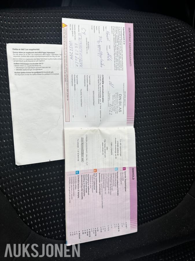 2010 Citroen C4 1.6 Diesel, 165000km, Reparasjonsobjekt
