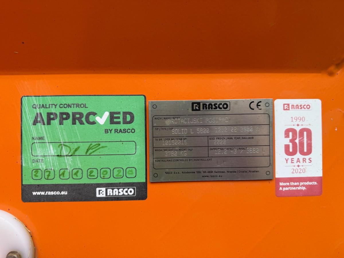 Rasco Solid L 5800 kombispreder – 3680 Liter – 2020 modell