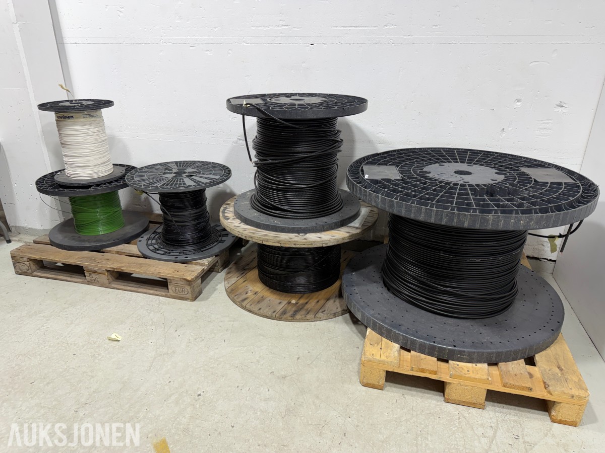 6 STK kabeltrommel Fiberkabler på kabeltromler – OFS Optical Cable ADSS
