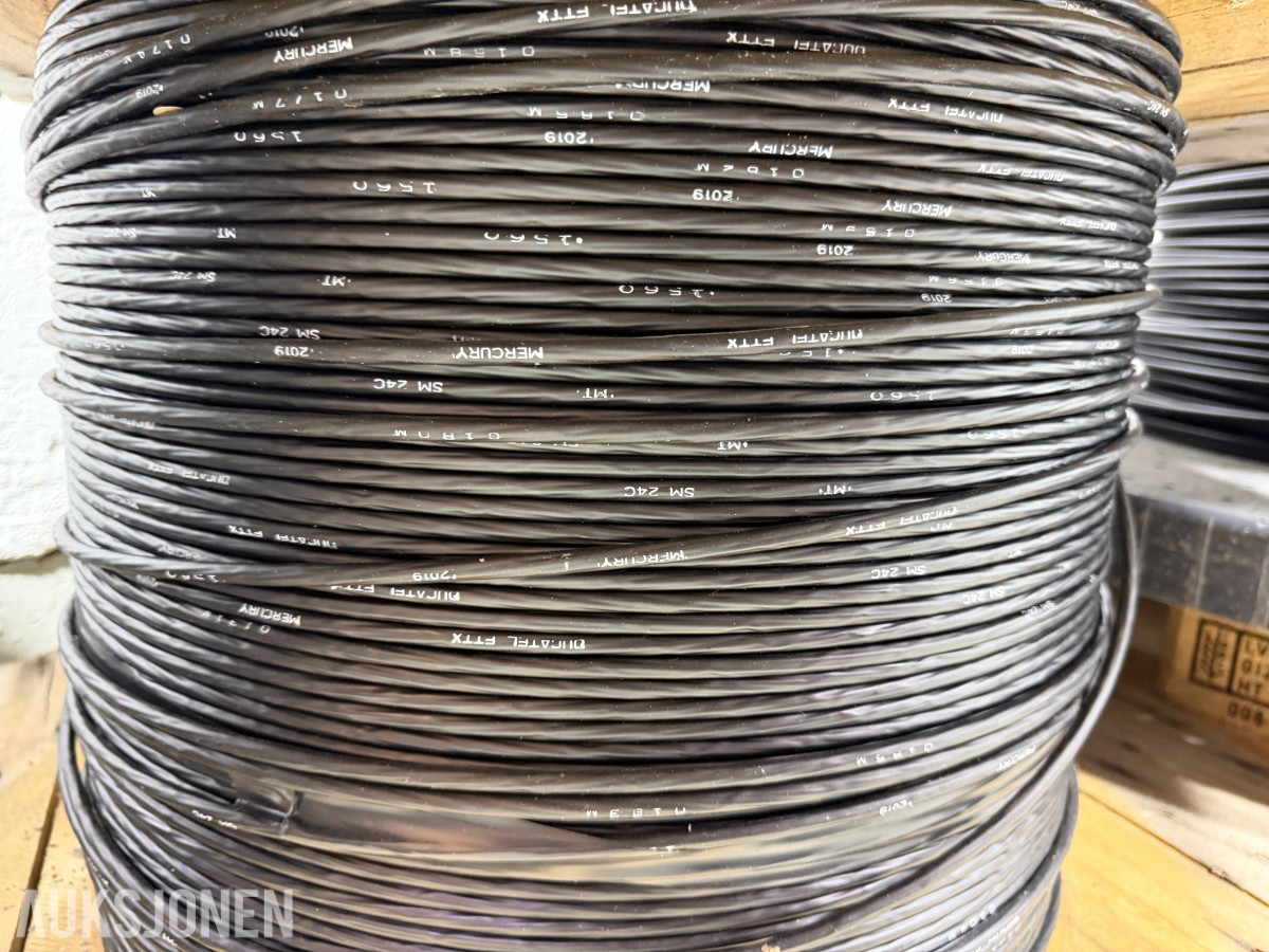 6 STK kabeltrommel Fiberkabler på kabeltromler – OFS Optical Cable ADSS