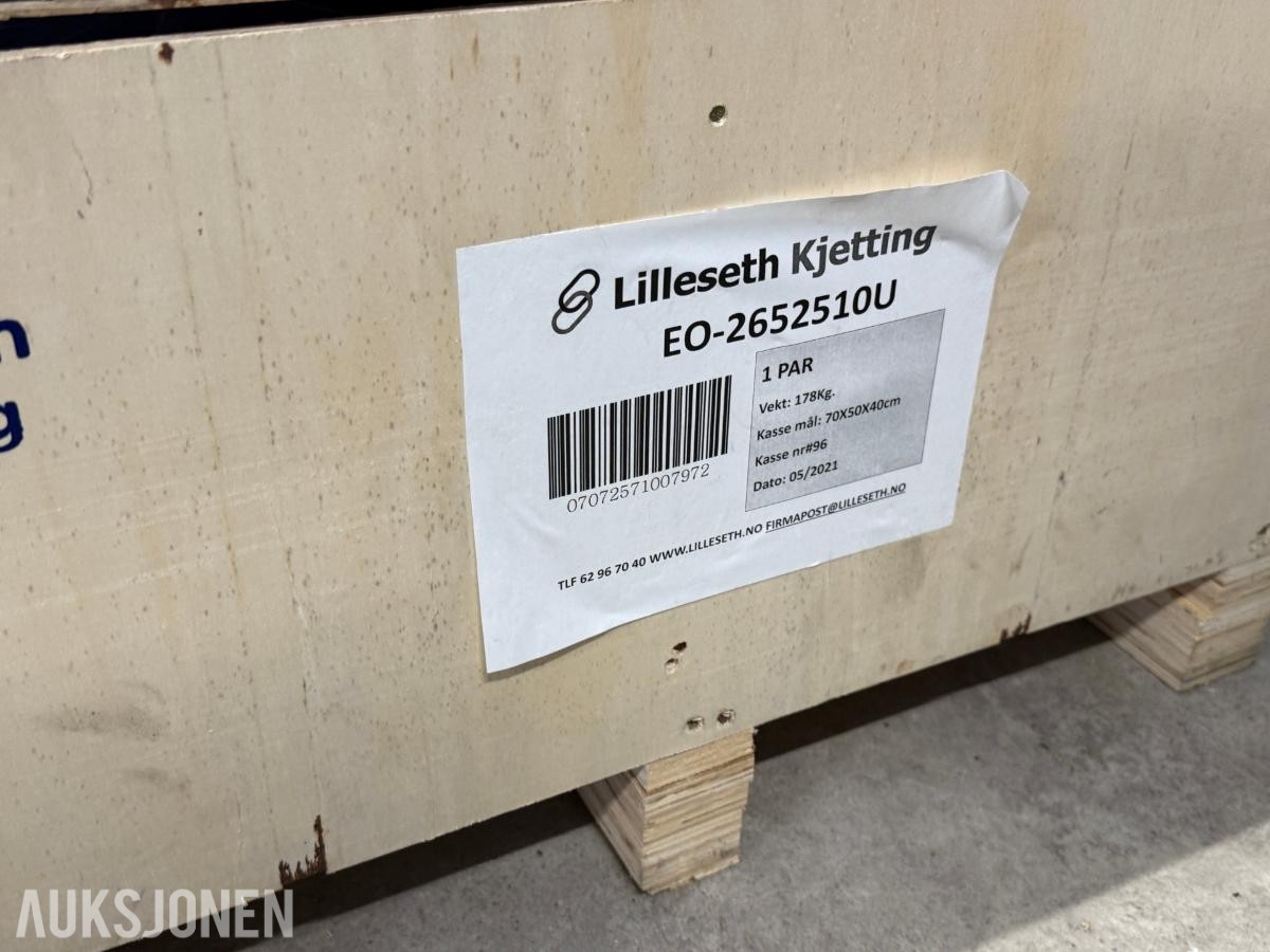 2021 Lilleseth kjetting EO-2652510U 10MM 26,5-25 U-Brodd 