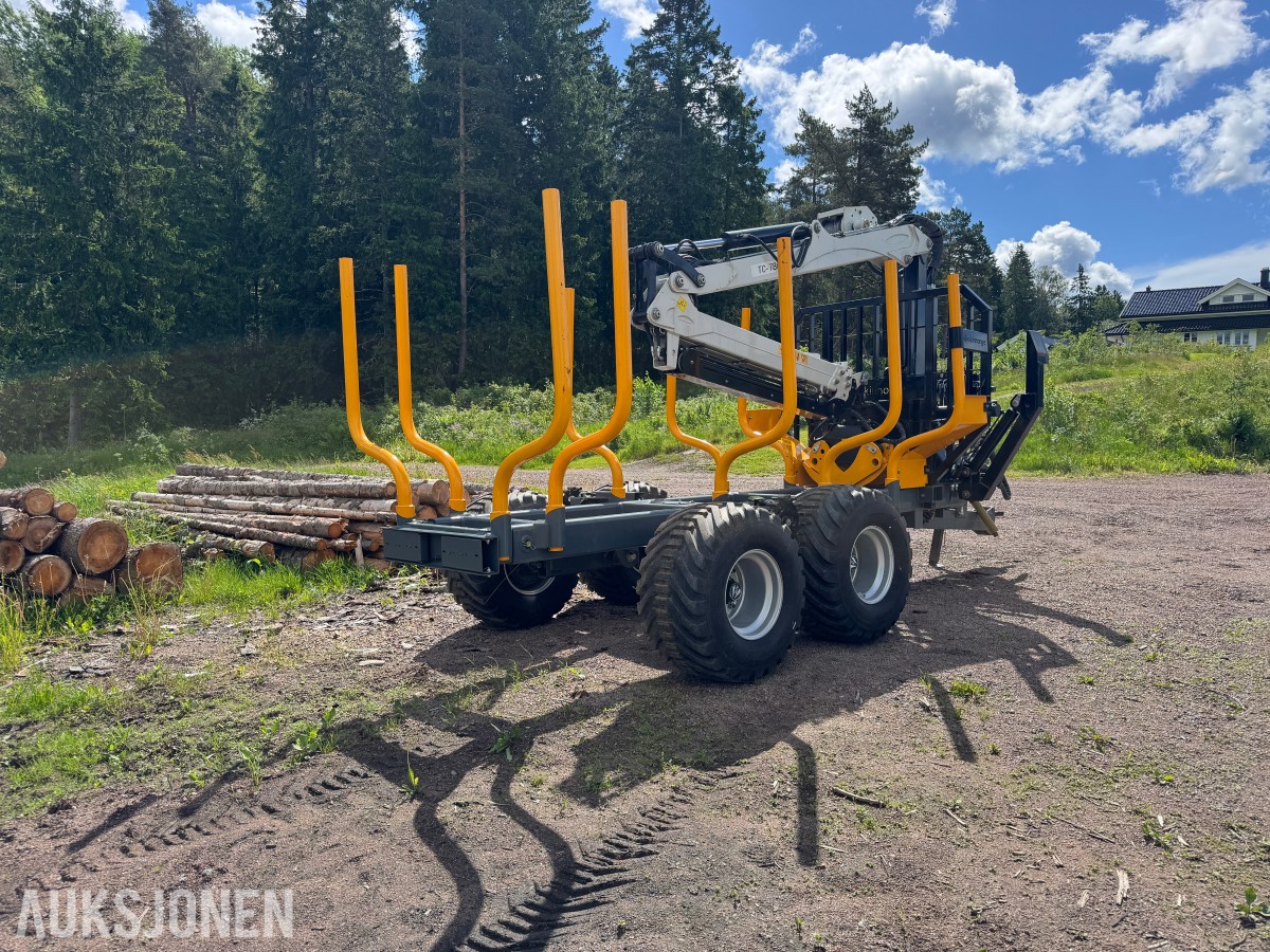 2025 Timber Trailer TR-140 - Lastebærer med kran, radio / fjernkontroll