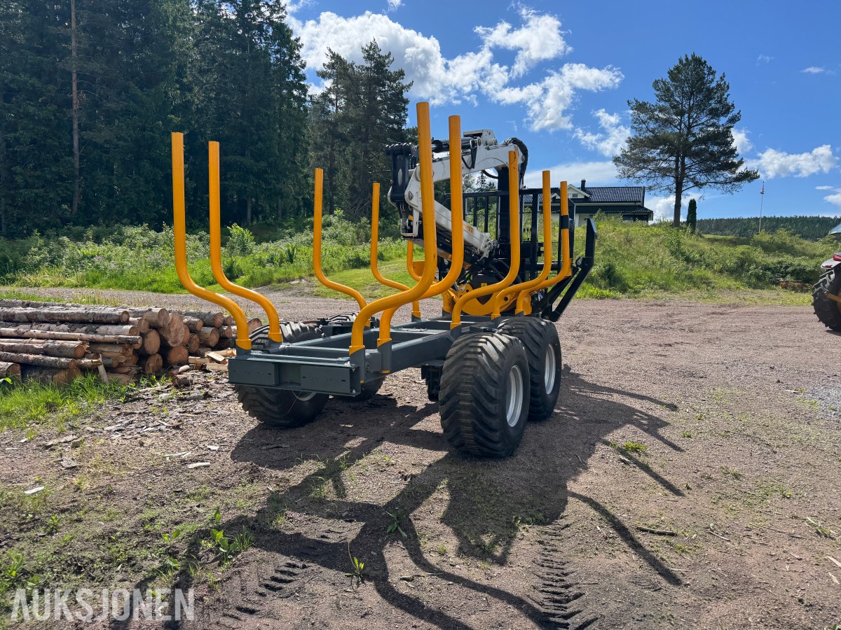 2025 Timber Trailer TR-140 - Lastebærer med kran, radio / fjernkontroll