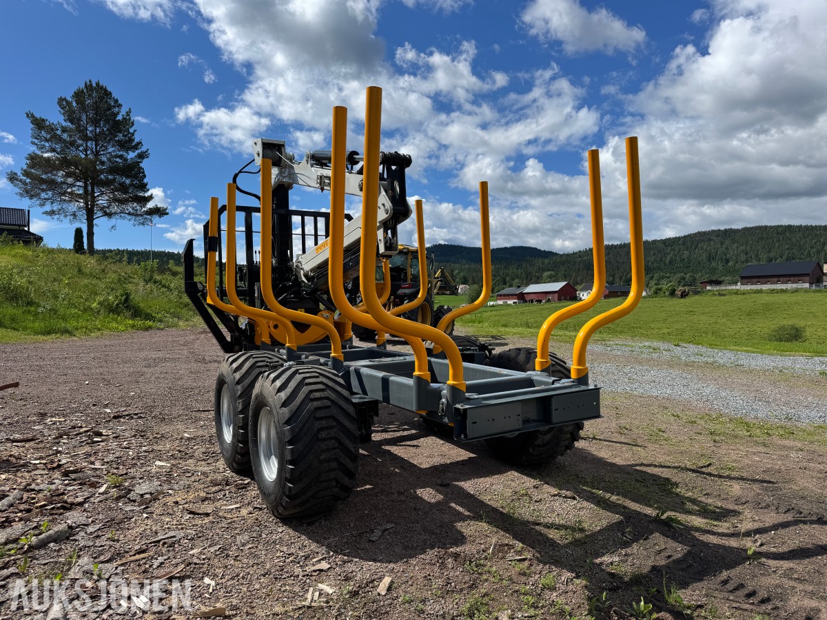 2025 Timber Trailer TR-140 - Lastebærer med kran, radio / fjernkontroll