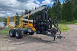 2025 Timber Trailer TR-140 - Lastebærer med kran, radio / fjernkontroll