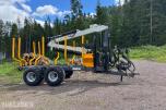 2025 Timber Trailer TR-140 - Lastebærer med kran, radio / fjernkontroll