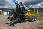 2025 Timber Trailer TR-140 - Lastebærer med kran, radio / fjernkontroll