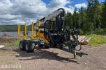 2025 Timber Trailer TR-140 - Lastebærer med kran, radio / fjernkontroll