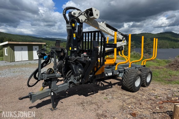 2025 Timber Trailer TR-140 - Lastebærer med kran, radio / fjernkontroll