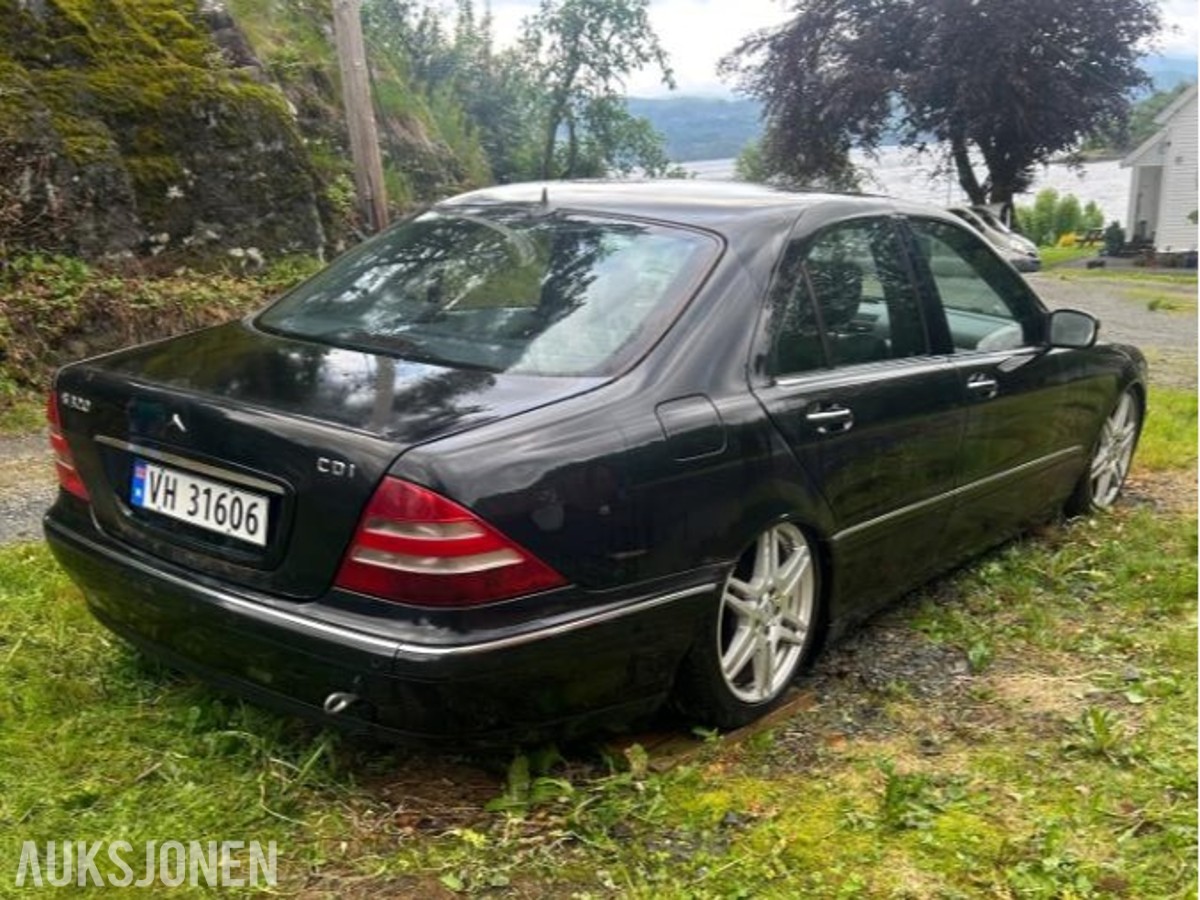 2001 Mercedes-Benz S-Klasse Reparasjonsobjekt S 320 CDI 3.2 197hk *ingen minstepris*