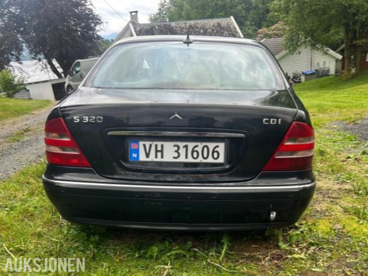 2001 Mercedes-Benz S-Klasse Reparasjonsobjekt S 320 CDI 3.2 197hk *ingen minstepris*
