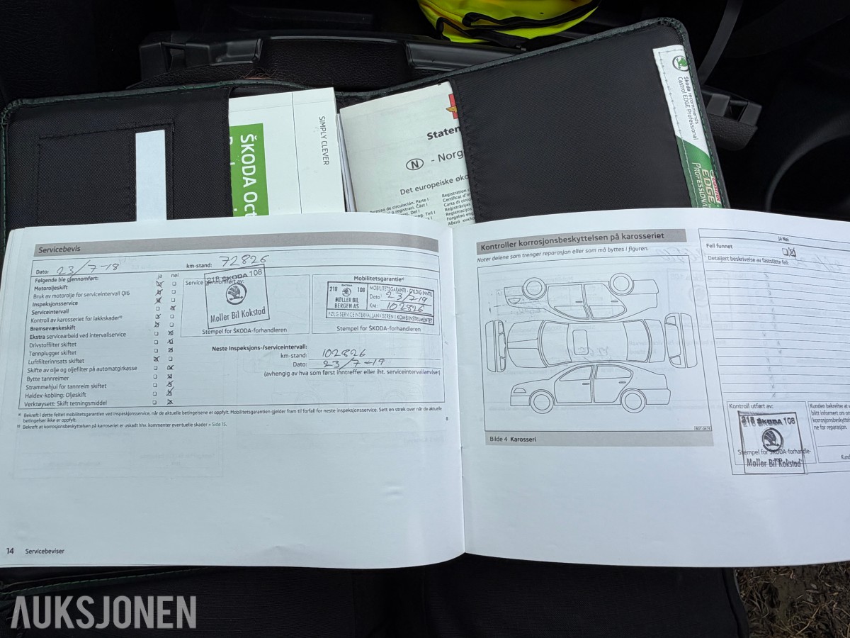 2013 Skoda OCTAVIA 1.4-122 / S+V dekk / Servicehistorikk