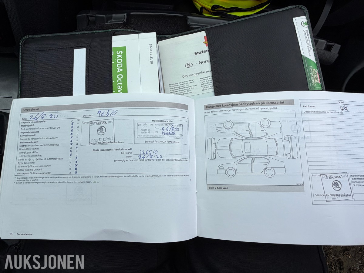 2013 Skoda OCTAVIA 1.4-122 / S+V dekk / Servicehistorikk