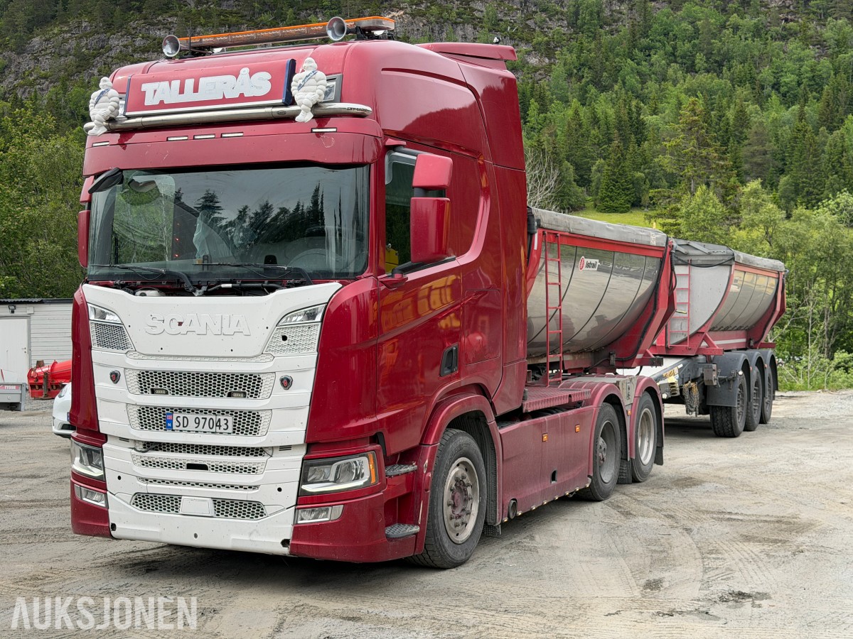 2021 Scania R500 Trekkvogn med asfaltbalje - Istrail Dumperkjerre 