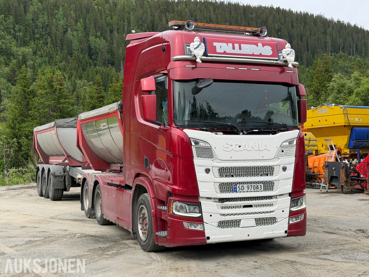 2021 Scania R500 Trekkvogn med asfaltbalje - Istrail Dumperkjerre 