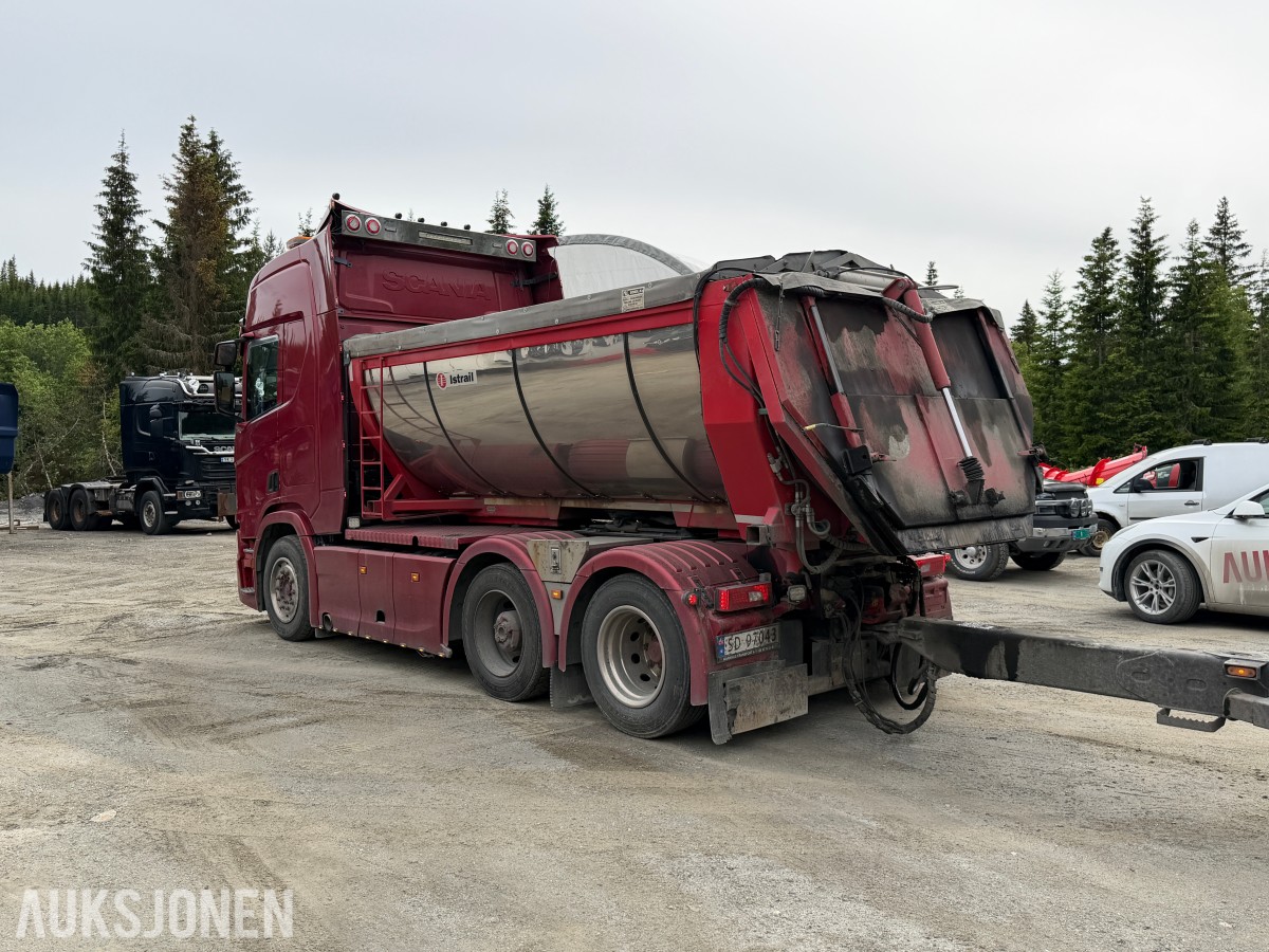2021 Scania R500 Trekkvogn med asfaltbalje - Istrail Dumperkjerre 