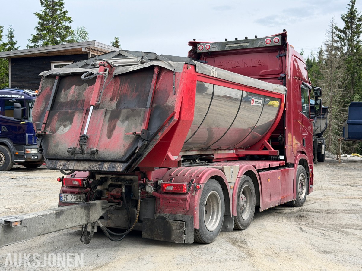 2021 Scania R500 Trekkvogn med asfaltbalje - Istrail Dumperkjerre 