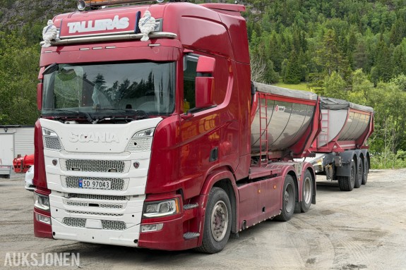 2021 Scania R500 Trekkvogn med asfaltbalje - Istrail Dumperkjerre
