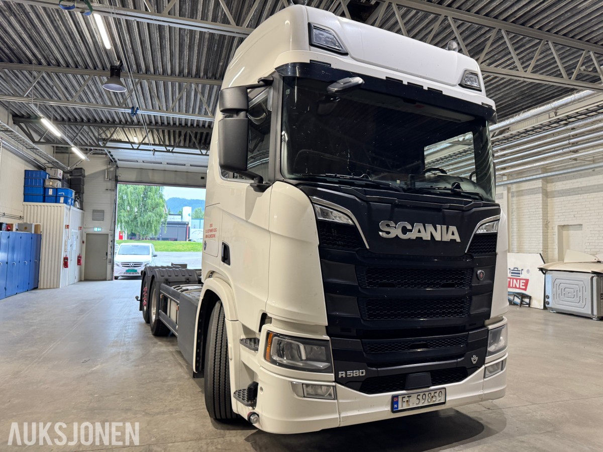 2018 Scania R 580 chassis