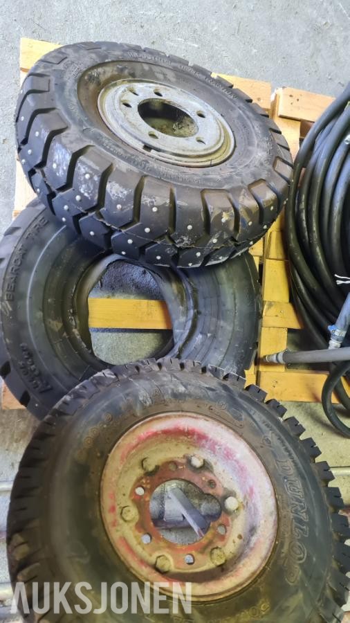 Dekk til gaffeltruck Og luftslanger