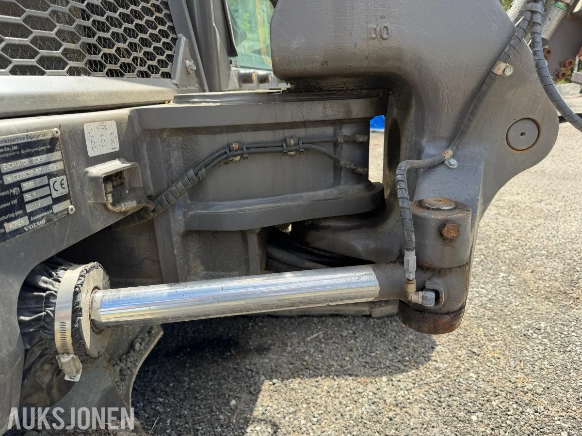 2019 Volvo ECR58D minigraver m/ Steelwrist X07 tiltrotator, S50 hurtigfeste, pusseskuff og graveskuff