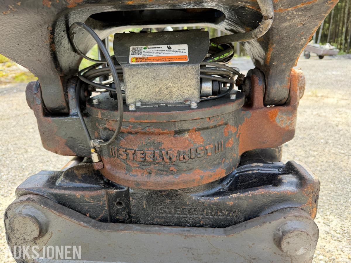 2019 Volvo ECR58D minigraver m/ Steelwrist X07 tiltrotator, S50 hurtigfeste, pusseskuff og graveskuff