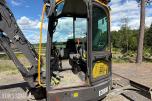 2019 Volvo ECR58D minigraver m/ Steelwrist X07 tiltrotator, S50 hurtigfeste, pusseskuff og graveskuff