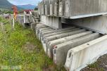 2021-2024 Deltabloc DB65S – 64 stk tungsikringsbarrierer – Totalt 384 meter