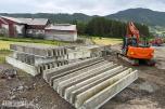 2021-2024 Deltabloc DB65S – 64 stk tungsikringsbarrierer – Totalt 384 meter