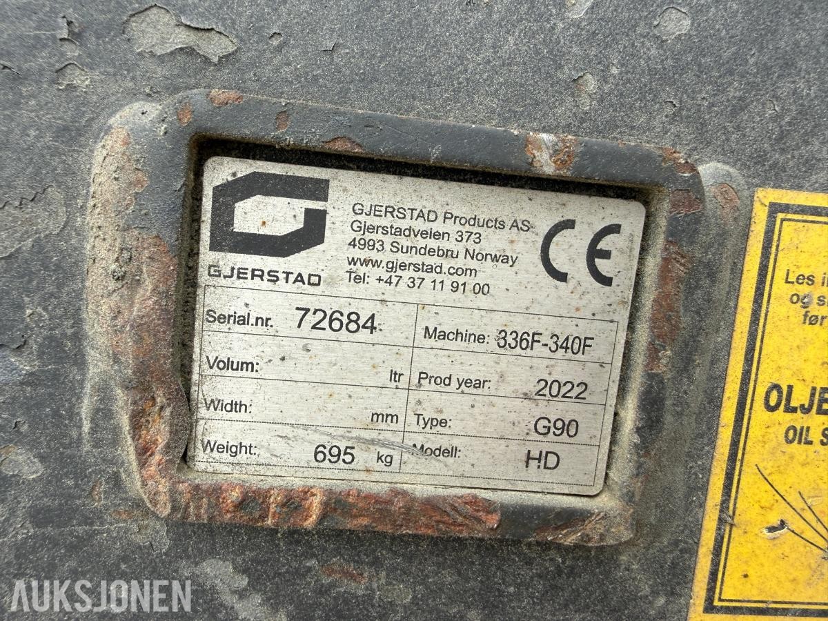 2014 Cat 336E Gravemaskin m/Sentralsmøring