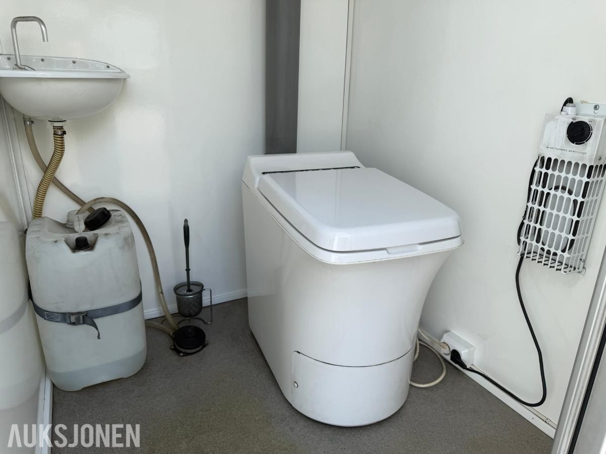 2021 Lett hus 302 mannskapsvogn med toalett - lite brukt